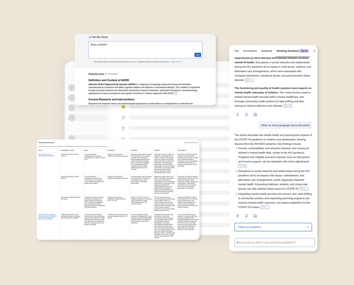 Study tips illustration for exam preparation with Mendeley